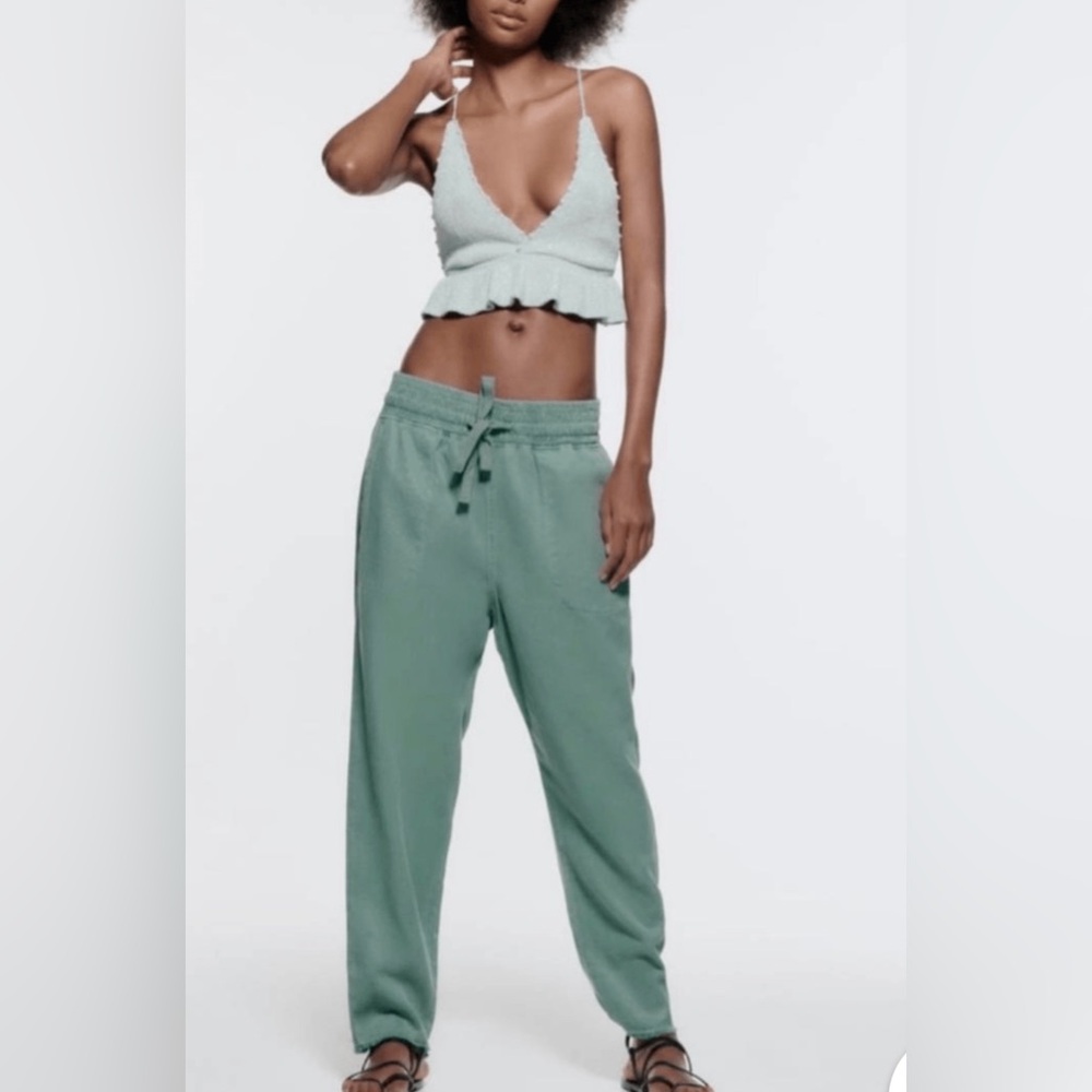 Zara Raw Hem Pant